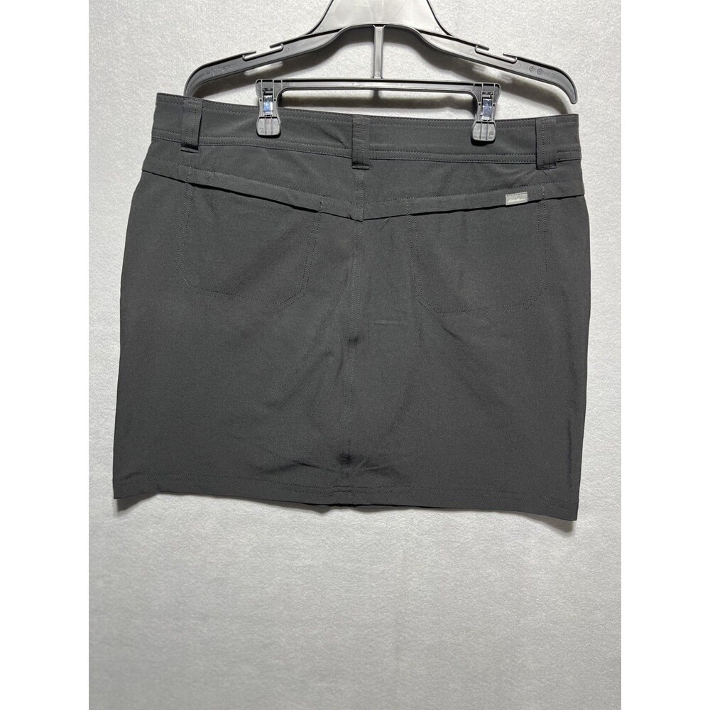 Eddie Bauer Adventure 2.0 Skort Womens Black Stretch Hiking Golf Outdoor